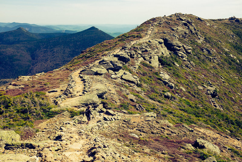 One long mile of that view.... simply amazing.. On Franconia Ridge Trail.