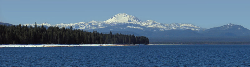 Beautiful Lake Almanor and Mt. Lassen