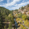 Great fall sky over South Side Trail