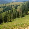 Hard to focus on the trail with all this scenery on the Grand Traverse