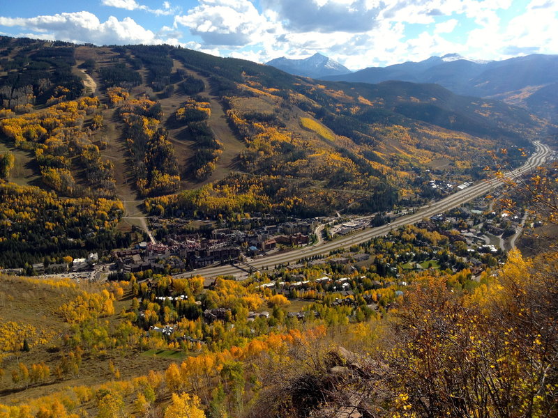 View of the Lionshead part of Vail