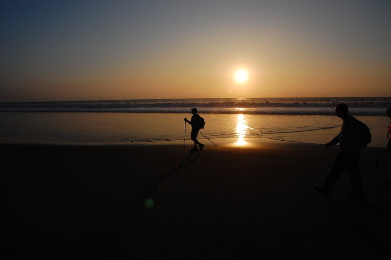 Wonderful beach walking here