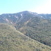 Looking up at Mt. Lafayette.