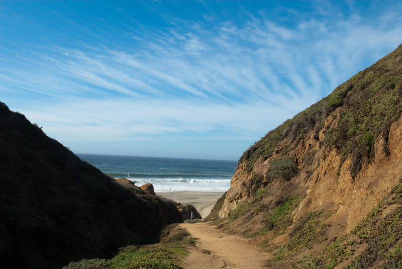 Entrace to McClure's Beach