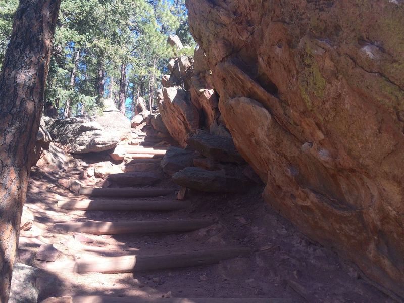 Popular bouldering spot on the Flagstaff Trail