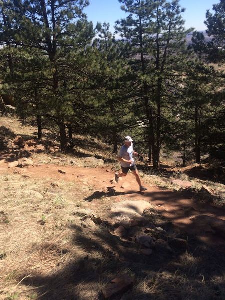 Running up Flagstaff