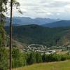 Beaver Creek and the Gore Range in the background