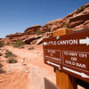 A junction of trail choices.