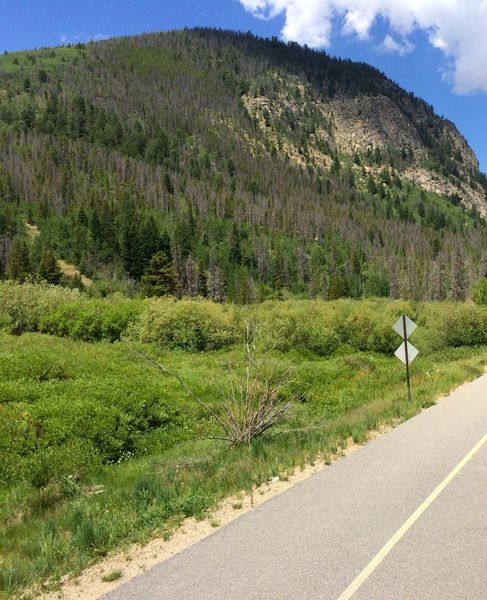 Cruising along the Temple Trail in Frisco