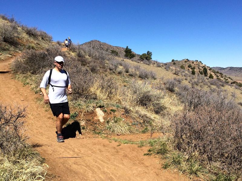 Running down Castle Trail