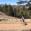 High peaks views from this easy stretch of Castle Trail