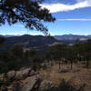 Great View of the mountains from Mount Falcon on the Tower Trail