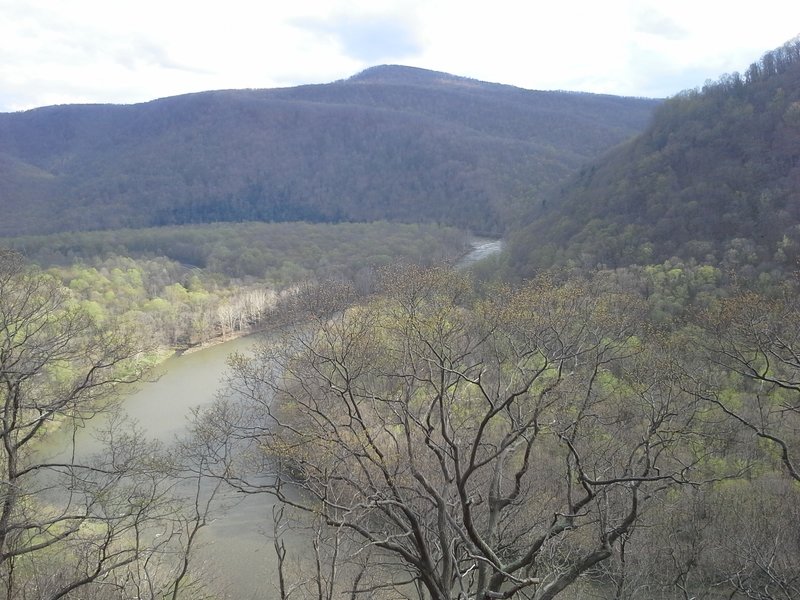 Great view of the Youghiogheny River valley