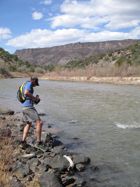 Take me to the river...  on the Diablo Arroyo Trail