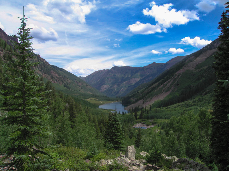 Maroon Bells and Crater Lake.