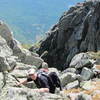 A notch of Mt. Katahdin.