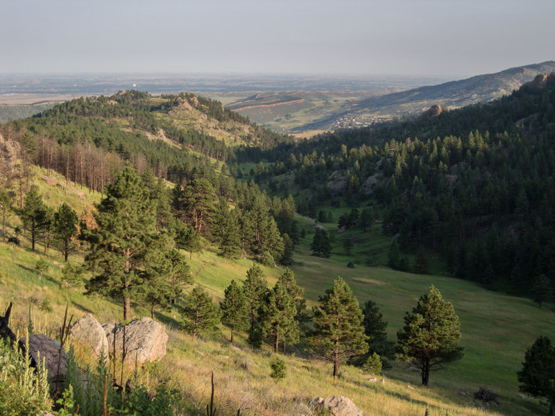 The beautiful Horsetooth Mountain Park.