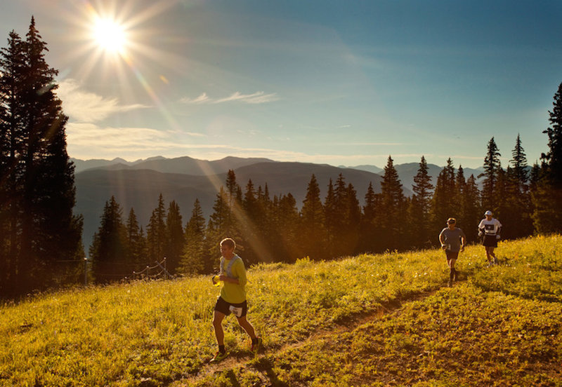 Runners, crushing it along Government Trail.