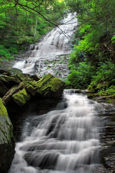 Angel Falls (entire drop angle #2)  from Loyalsock Trail