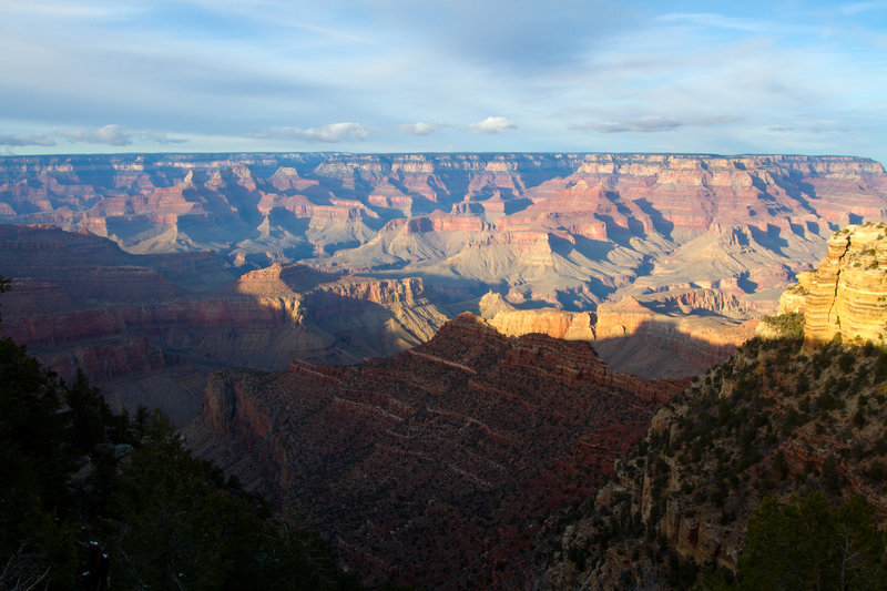 Grand Canyon as seen from the Rim Trail.