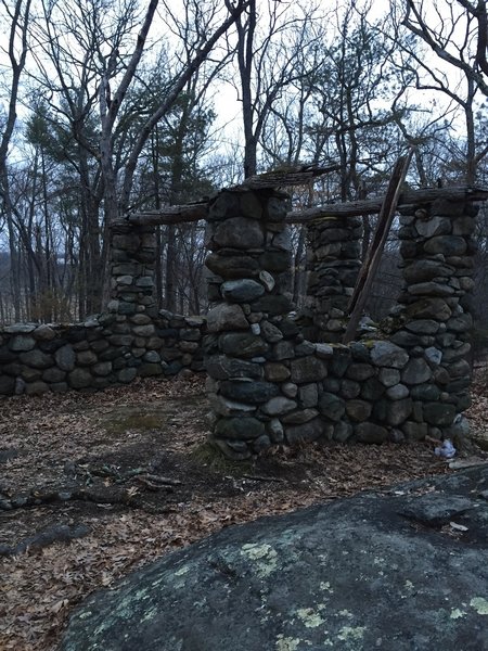 Old Stone Cabin on the Lincoln Woods Trail