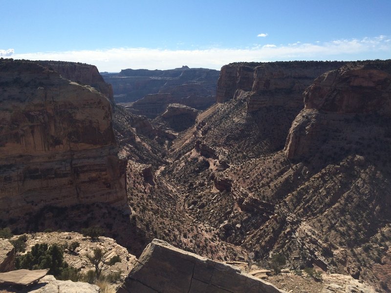 Little Grand Canyon from the Wedge in San Rafael Swell Trail