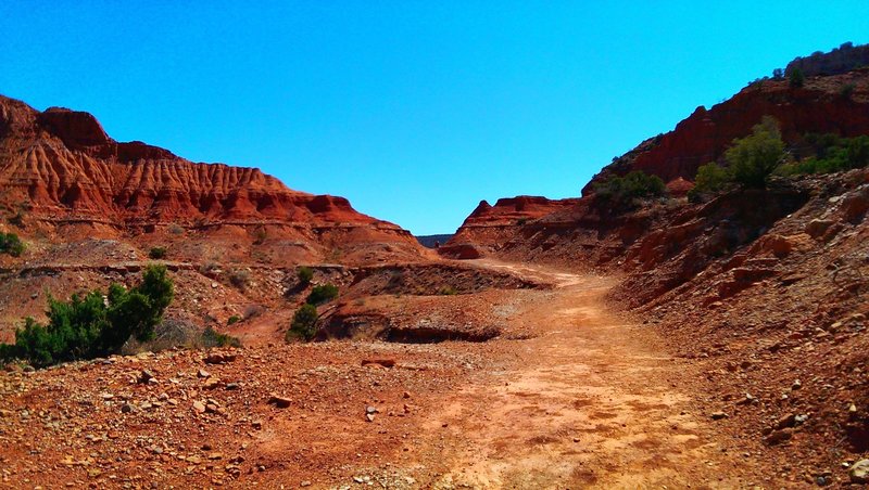 Canyon Loop Trail passing through the canyon