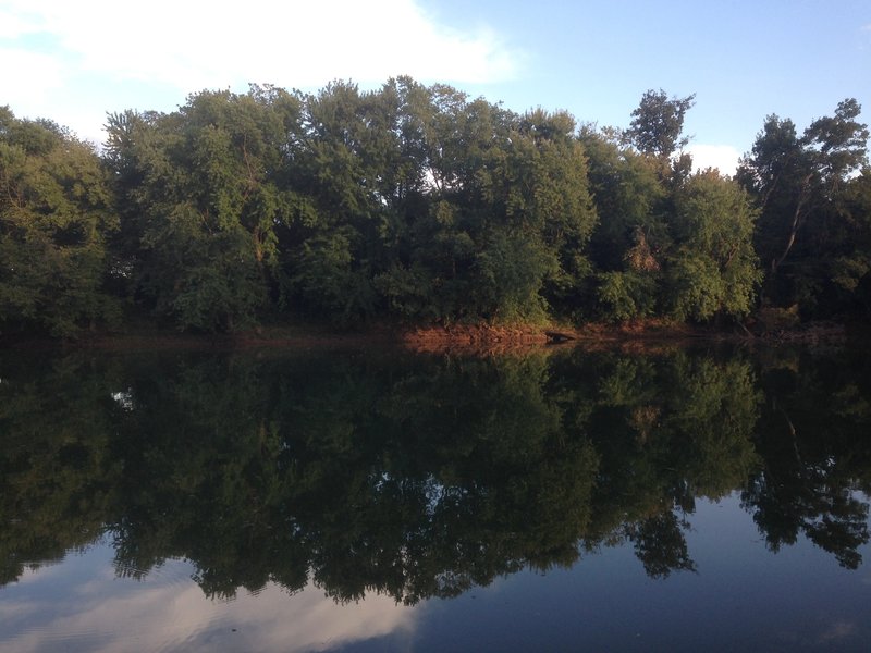 The Barren River from the parking lot