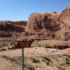 Amasa Back trailhead on Kane Creek Rd. Get ready for a rugged descent.