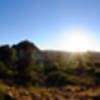 Sunset view from the bench around mile 2.5 of the Peavine Trail