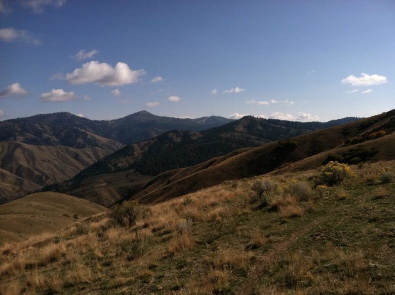 A nice view towards Bogus Basin.