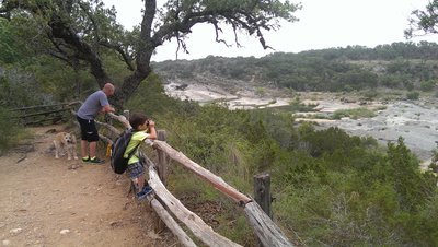 Perdenales Falls overlook
