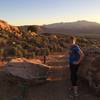 The view from the start of the lollipop section of the trail on top of the mesa.