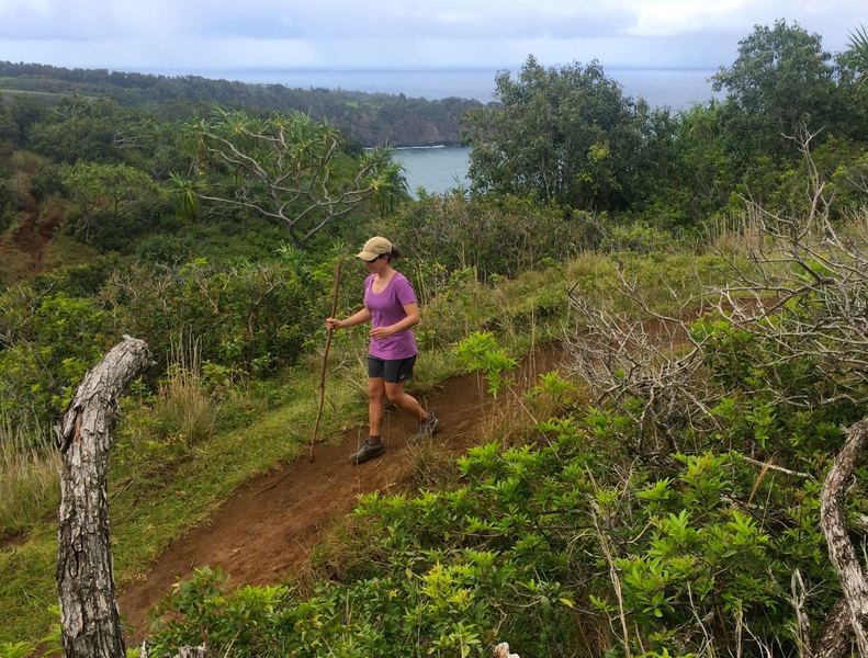 Great views near the high point of the Awini Trail