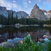 Lone Eagle Peak above Mirror - from the Crater Lake Trail