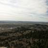 Looking back down the Lookout Mountain Trail to the northwest.