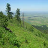 Looking towards the north from the summit of Crow Peak