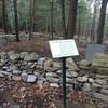 Enderly family burial plot along the High Peters Kill Trail.