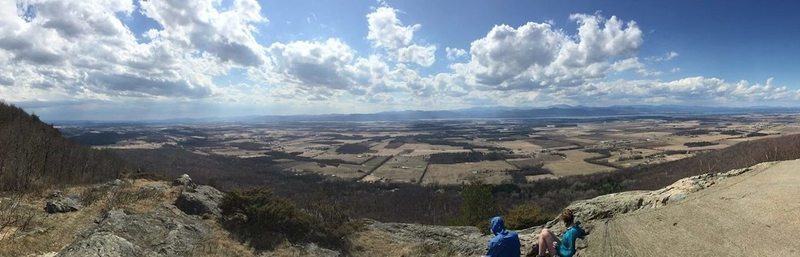 Summit of Snake Mountain, taken on top of the foundation of the Grand View Hotel