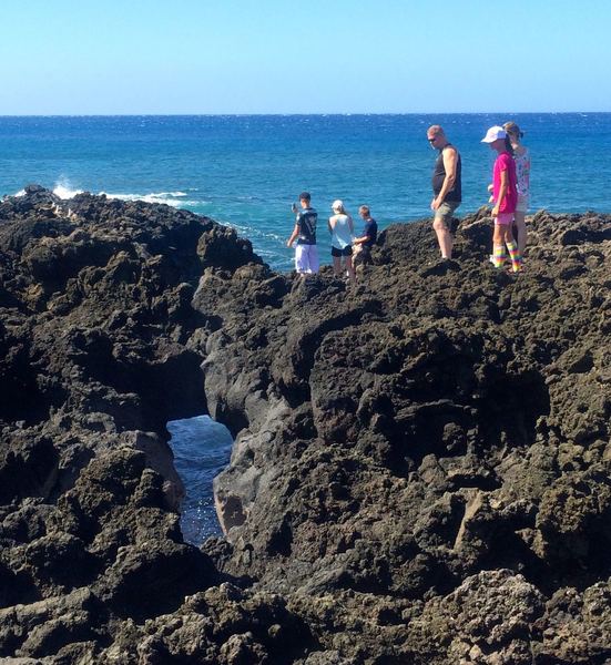 Fun arches and a mini blowhole