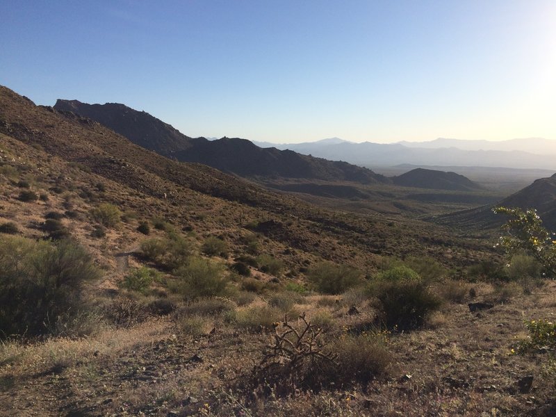 Bell Pass looking over the Maricopa County Park