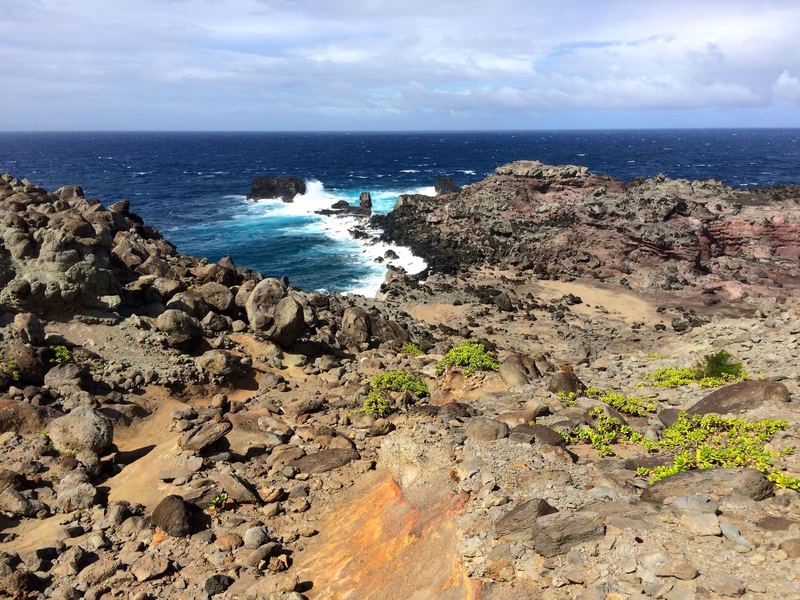 Beautiful views of the rugged coast of Nakalele Point