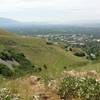 Looking at the University of Utah from Bonneville Shoreline Trail