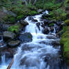 Cascade near Upper Kananaskis Lake.