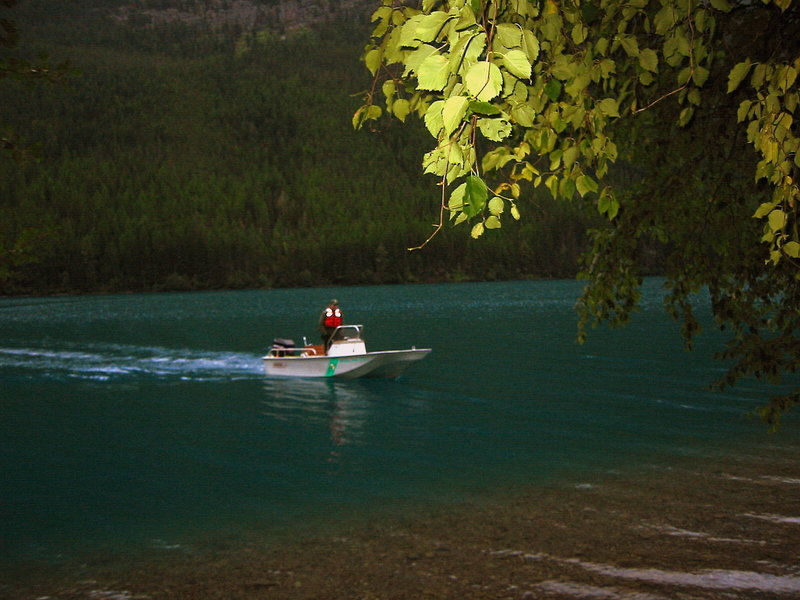 National Park Service ranger boat.