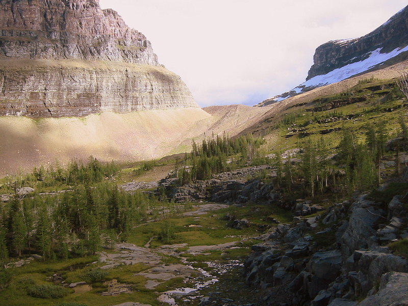 Boulder Pass area