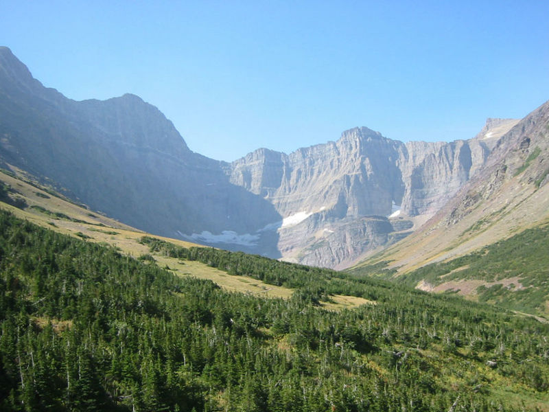 Cracker Lake headwall