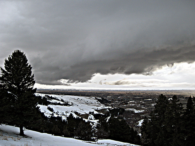 Bozeman as seen from Drinking Horse Mountain.