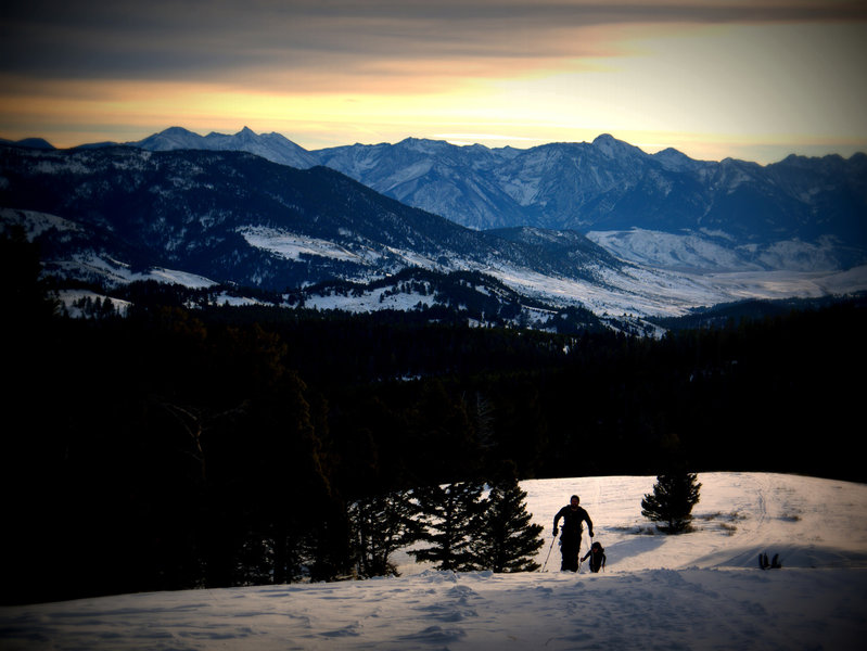 Sunrise over the Absaroka Beartooths