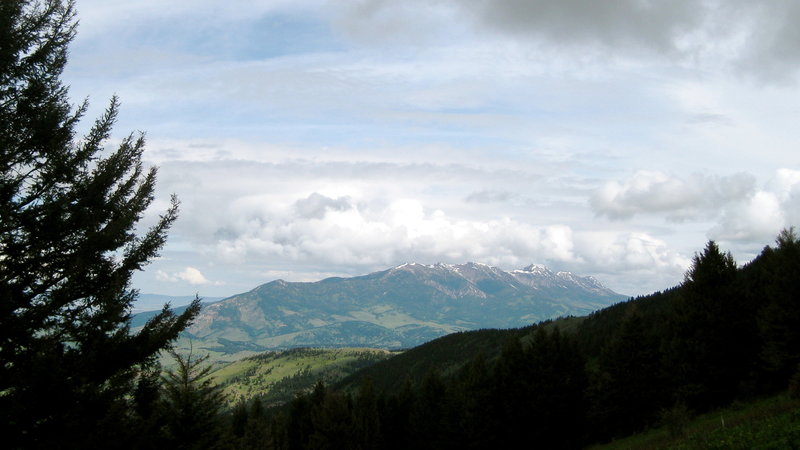 The Bridger Mountain Range